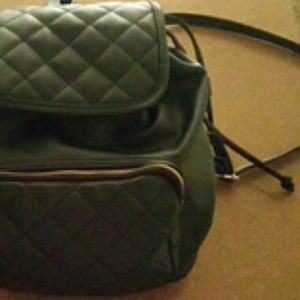 Black back purse
